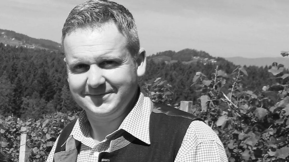 Winzer Christian Bauer aus Mooskirchen ist im Alter von 39 Jahren verstorben