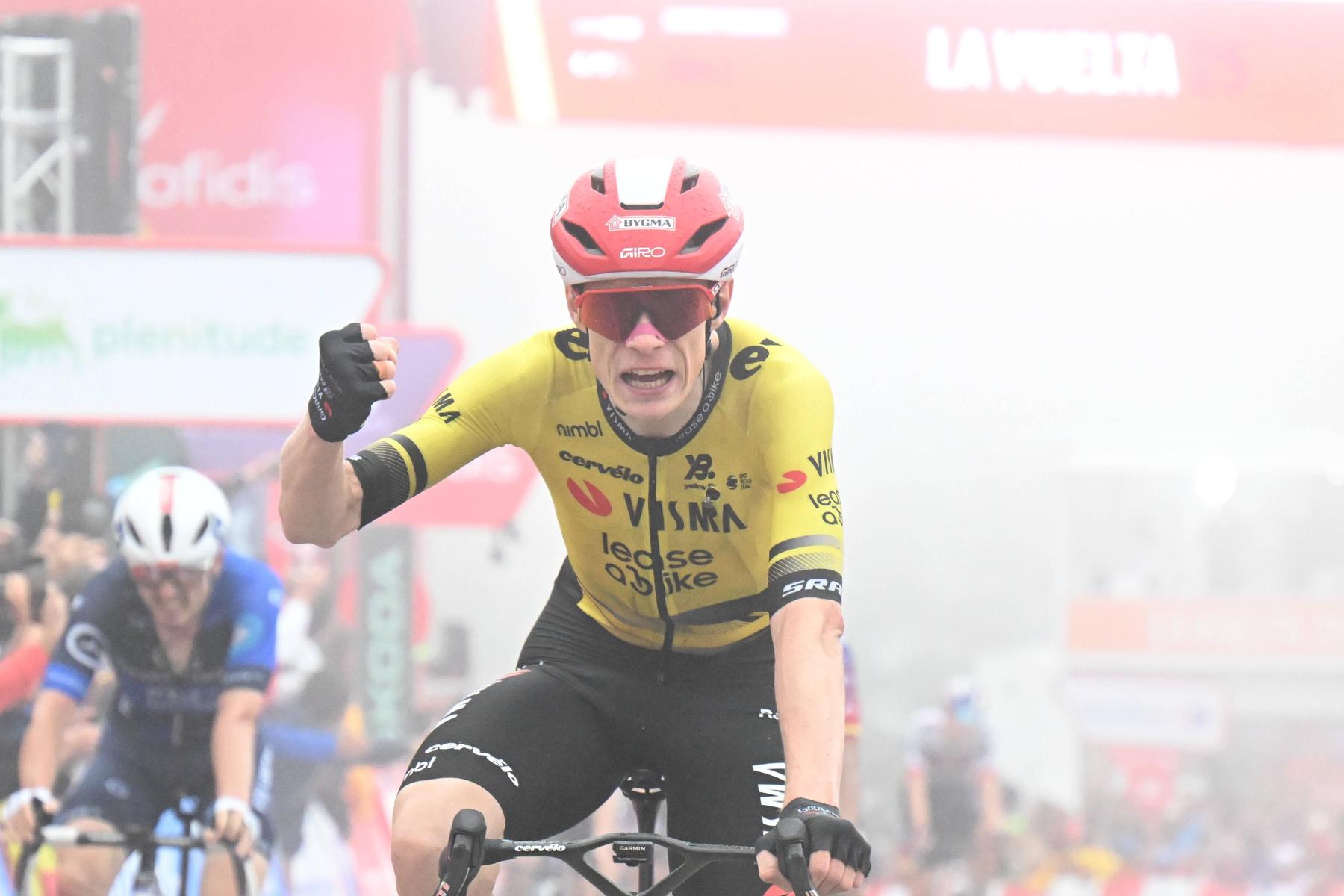 Radsport: Jonas Vingegaard gewinnt zweite Vuelta-Etappe