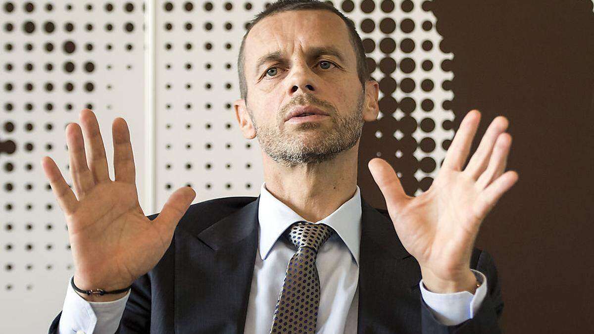 UEFA-Boss Aleksander Ceferin