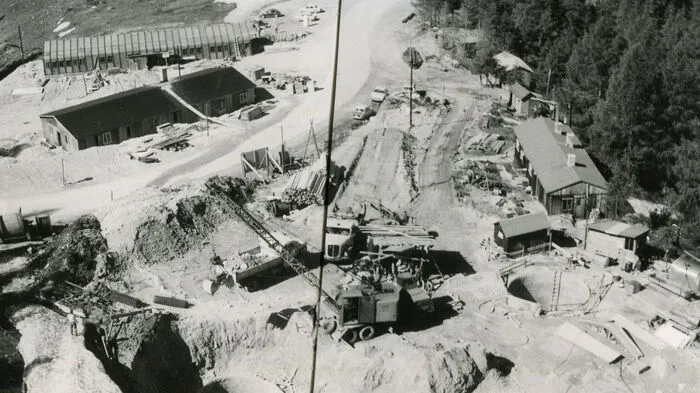 1966 starteten die Arbeiten ...