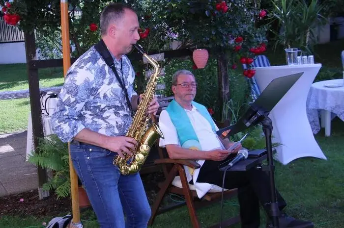 Und zum fünften Mal umrahmte der Voitsberger Musiker Harald Krahser mit seinem Saxophon und seinem Gesang die Andacht. 