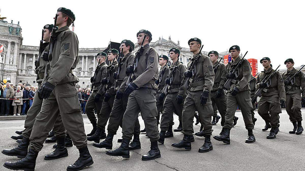 Immer weniger junge Männer beim Bundesheer