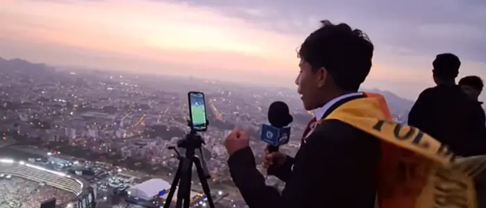Cliver Huamán Sánchez (15) aus Peru