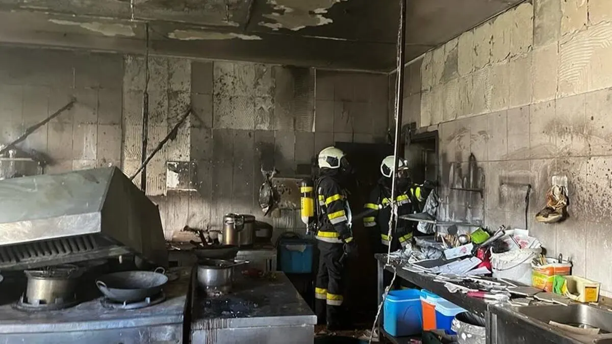 Bild vom Brandort