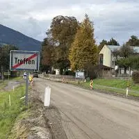 Die Arbeiten an der B98 halten bis Mitte November an