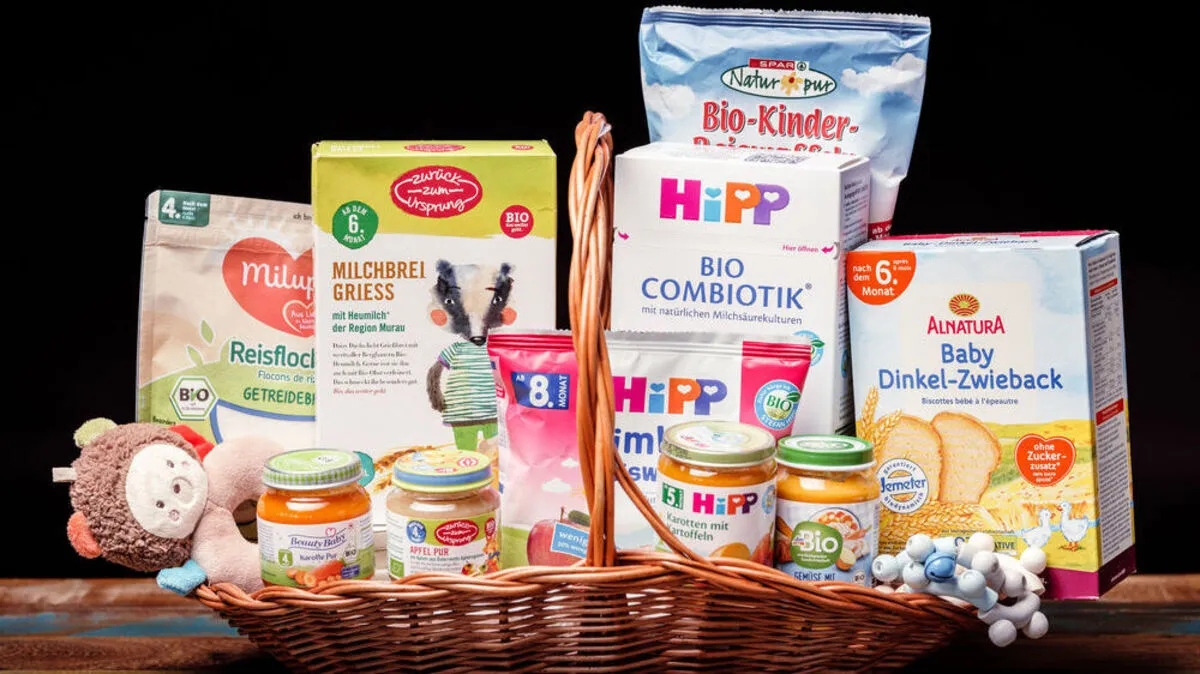 Zwei Drittel der Babynahrung gibt's in "Bio"