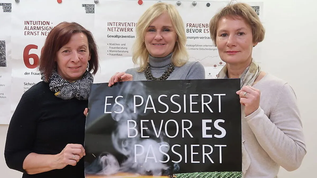 Barbara Rogan, Ulrike Fuchs und Sonja Kahr setzen sich für Frauen ein