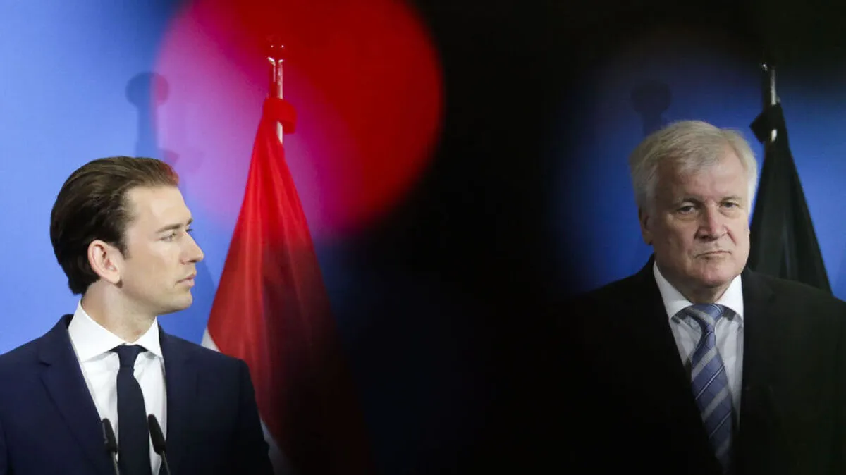 Schiefer Haussegen zwischen Kurz und Seehofer