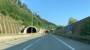 Die Bauarbeiten im Kirchdorftunnel schreiten voran