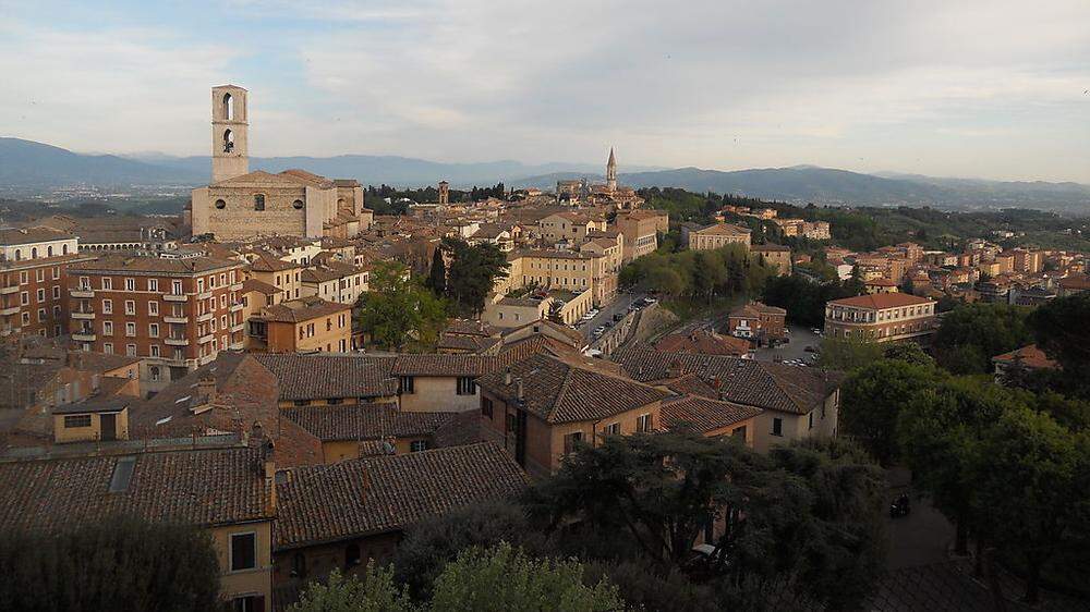 Das Stadtbild Perugias wird maßgeblich von den zahlreichen imposanten Geschlechtertürmen geprägt 
