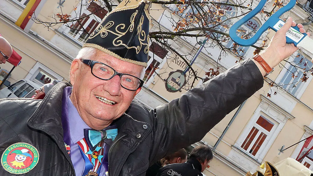 Am Faschingsdienstag übergibt Werner Robinig dem Bürgermeister wieder den Stadtschlüssel der Tiebelstadt – und das zum letzten Mal als Präsident