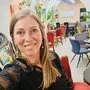 Ein Selfie der Gastronomin in ihrem Lokal