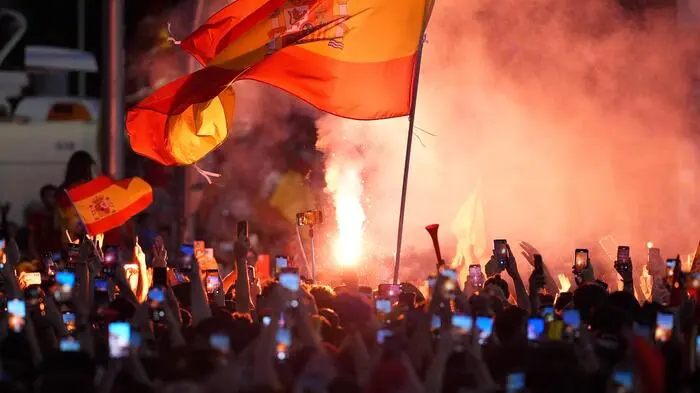 In Madrid wurde am Montag die Nacht zum Tag