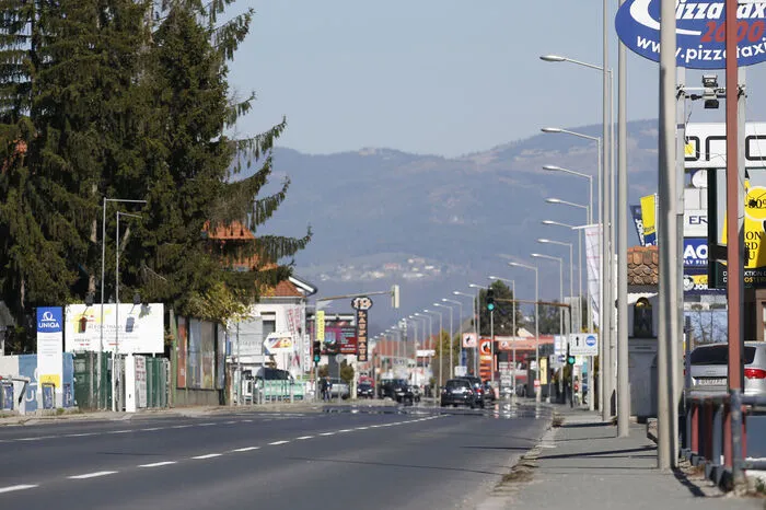 Auch auf den Straßen ist an den Rändern von Graz nichts los.