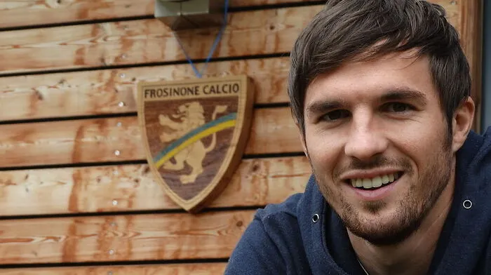 Fußballer Robert Gucher hat seine      Wurzeln in Paldau. Mit dem italienischen Klub Frosinone ist er heuer in die höchste Spielklasse, die Serie A, aufgestiegen