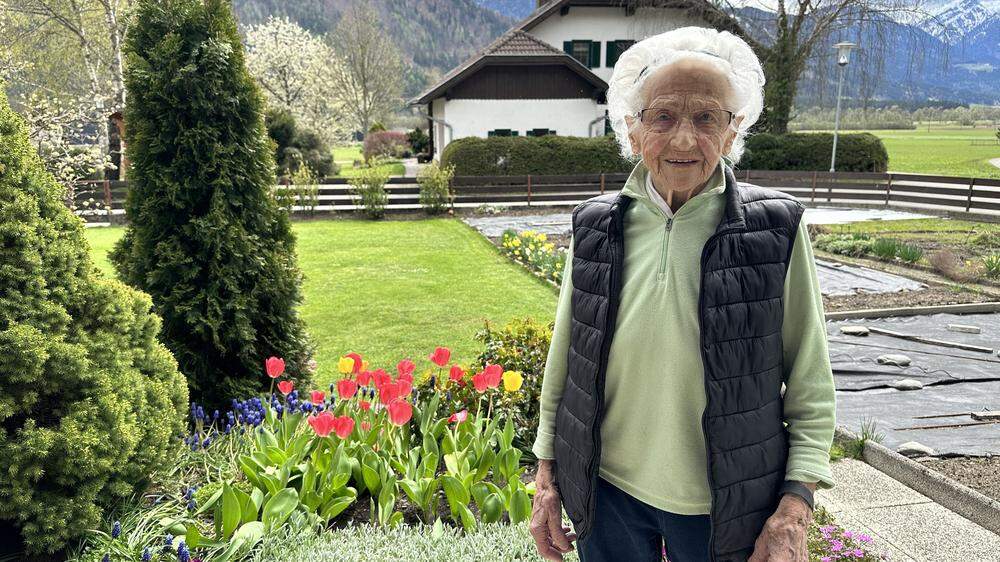 Die 103-jährige Elisabeth Pranter aus Steinfeld