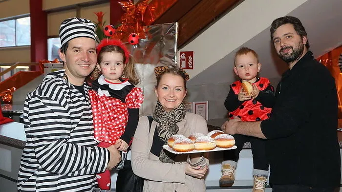 Der Betriebsrat der Voestalpine Donawitz lud auch in diesem Jahr zum Kindermaskenball in den Arbeiterkammersaal der Kammersäle Donawitz.
