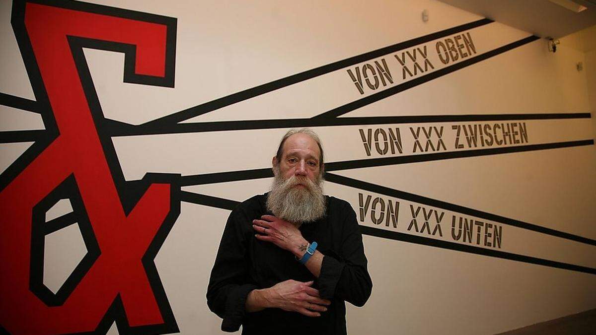 Lawrence Weiner 2006 in Wien