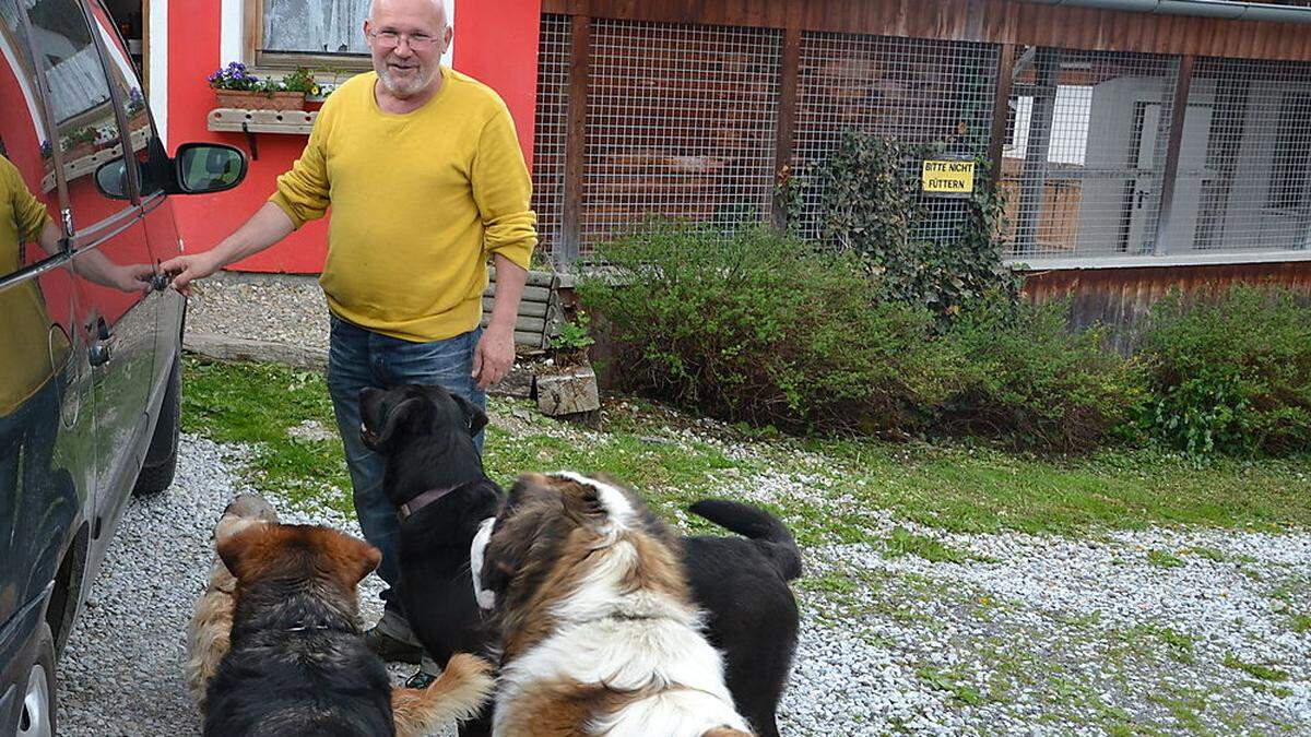 Leiter Hans Nagl kämpft für das Tierheim