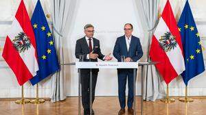 Finanzminister Magnus Brunner (ÖVP) und Gesundheitsminister Johannes Rauch (Grünen) haben den Finanzausgleich verhandelt