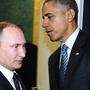 Gerade im Clinch: Putin und Obama