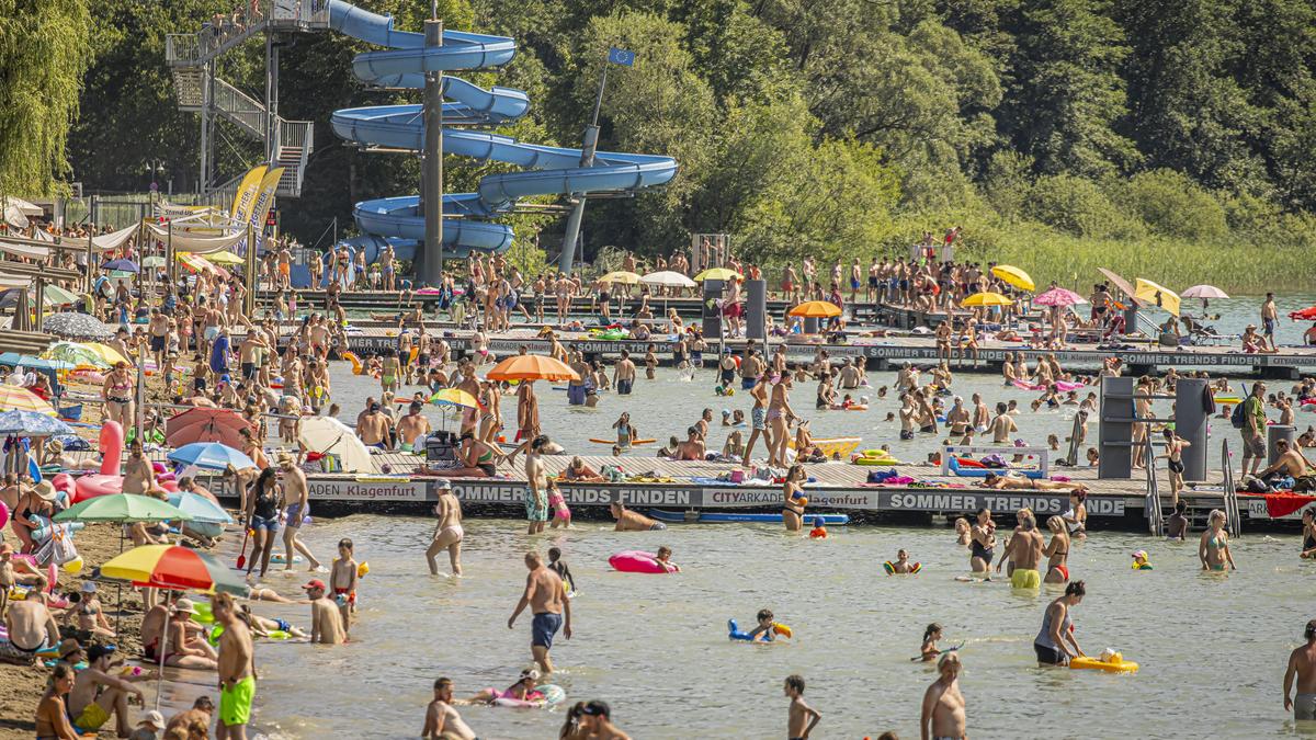 Im Strandbad Klagenfurt rechnet man mit einem Plus