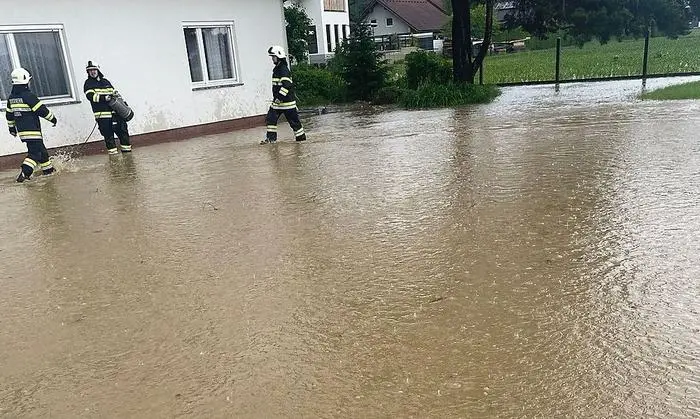 Die Feuerwehr Söding im Einsatz am Donnerstag