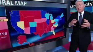 Blaue Staaten auf der Wahl-Landkarte sind starken liberalen Städten zu verdanken