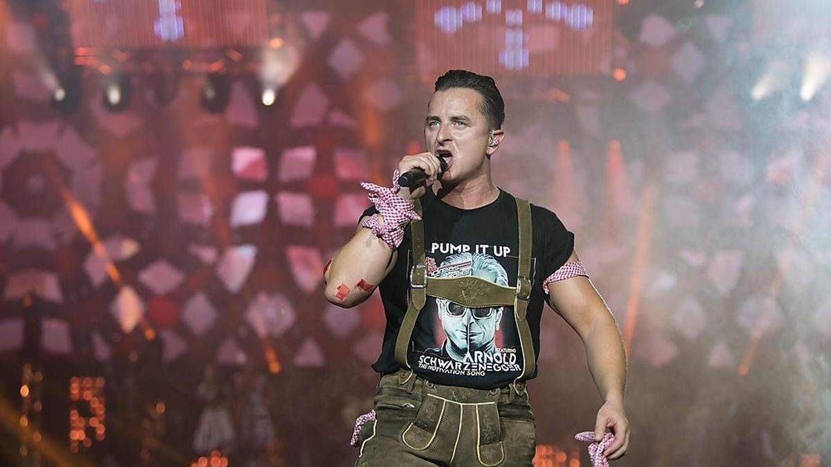 Andreas Gabalier beim triumphalen Finale seiner letzten Tour in Wien.