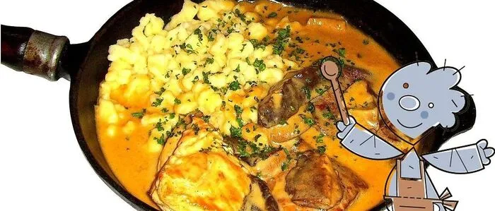 Schweinsfischerl in Mostsauce (Symbolbild)