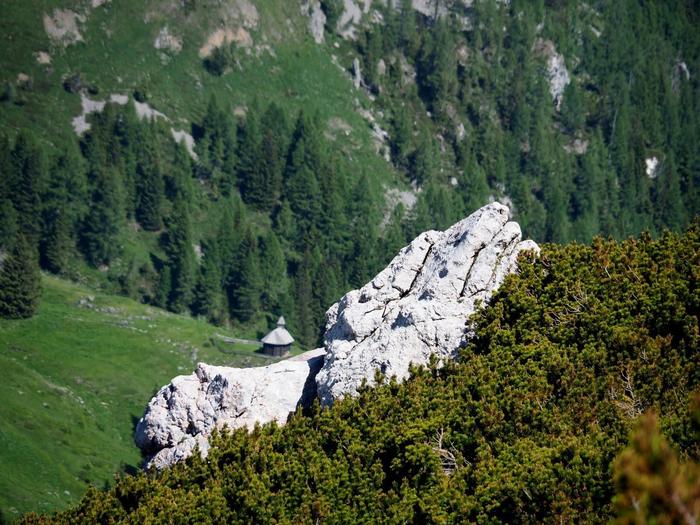 „Betende Hände“ auf der Rattendorfer Alm im Gailtal