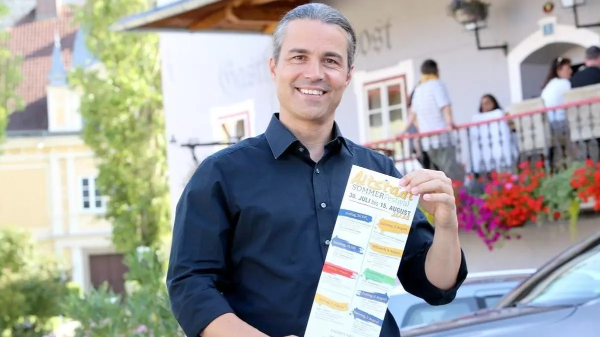 Michael Wasserfaller bietet mit der Stadt Althofen Kultur für alle in der Altstadt