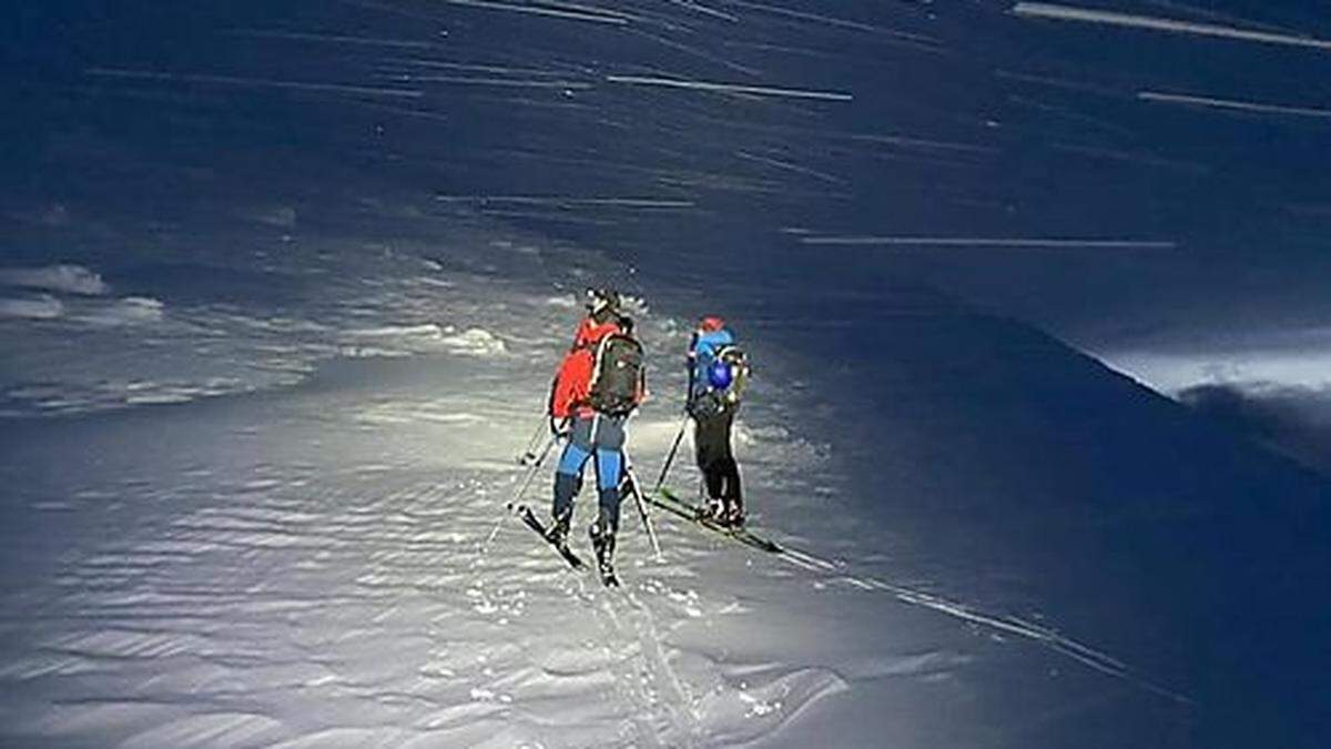 Auch Bergretter aus Bad Eisenkappel beteiligten sich an der Suche