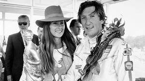 Jochen Rindt - hier mit Witwe Nina - wurde nur 28 Jahre alt