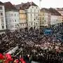 Am Grazer Hauptplatz versammelten sich vor einem Jahr Tausende zur Gedenkfeier