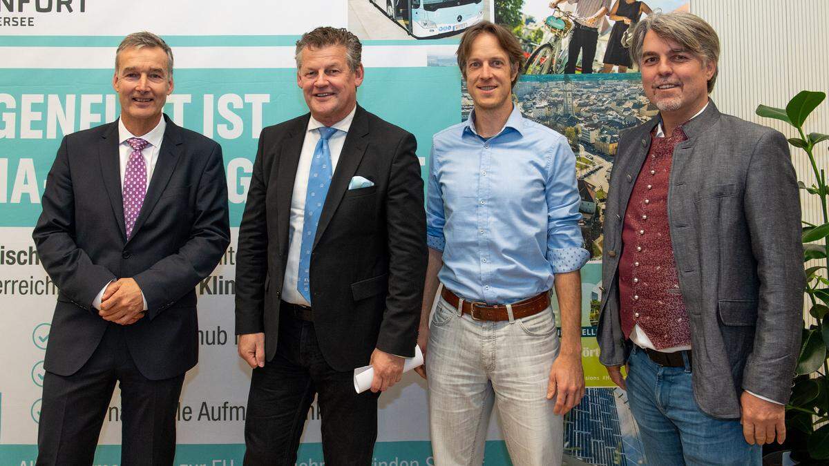 Von links: Wolfgang Hafner, Christian Scheider, Gerhard Hohenwarter und Harald Tschurnig