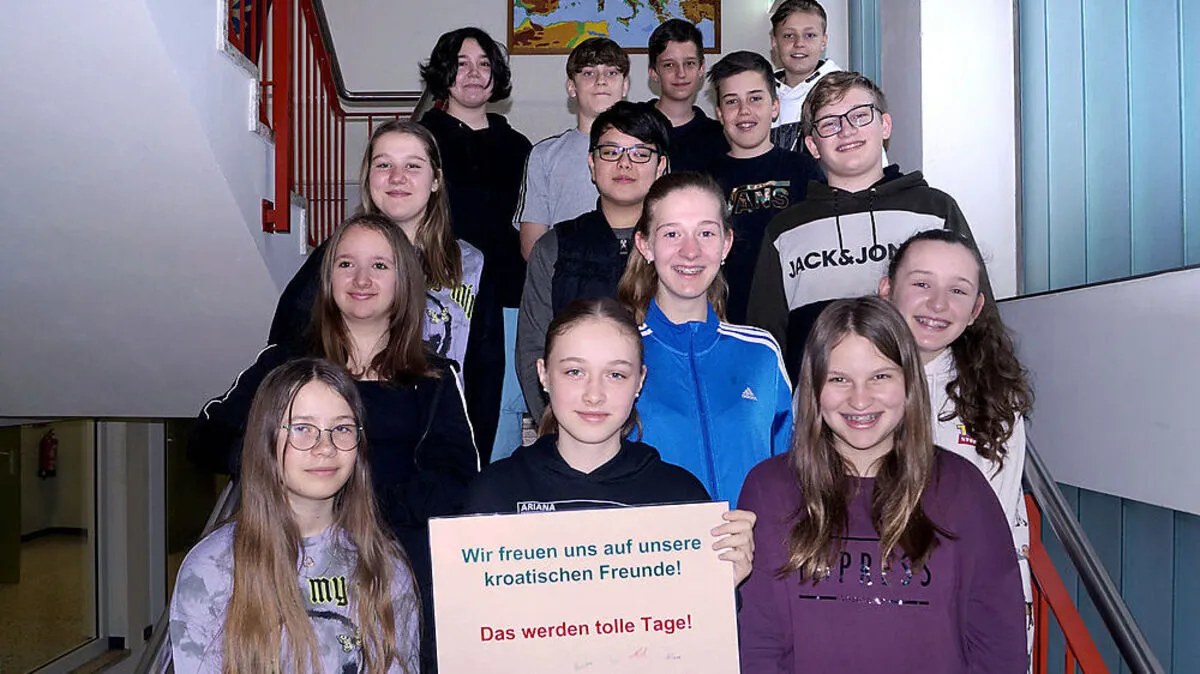 Schüler der Mittelschule Ilz werden die kroatischen Jugendlichen begleiten