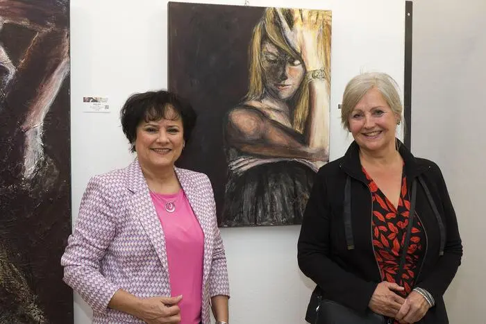 „Mir ist es wichtig, dass Frauen gesehen werden“, erklärte Holl bei der Ausstellungseröffnung.