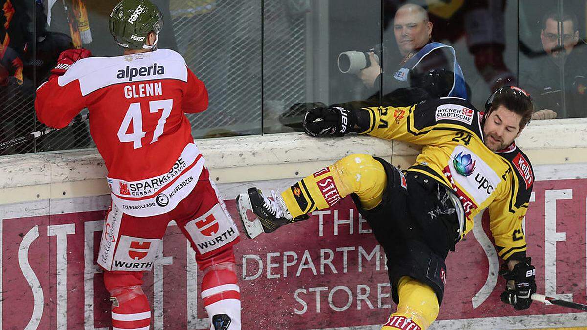 Torgefährlichkeit und Härte. Neo-VSV-Verteidiger Ryan Glenn kann beides