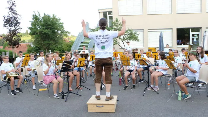 51 Jungmusikerinnen und Jungmusiker waren beim 18. JuSoLa (Jugend Sommer Lager) dabei.