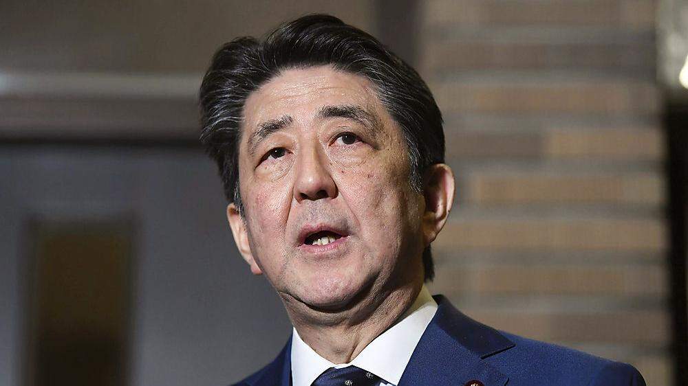 Japans Premier Shinzo Abe