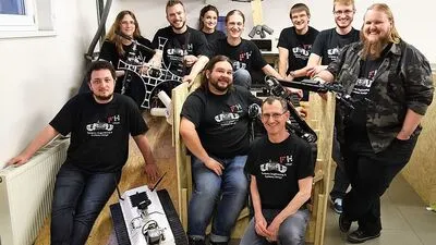 Das Robotik-Team der FH Kärnten