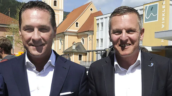 Heinz-Christian Strache und Mario Kunasek