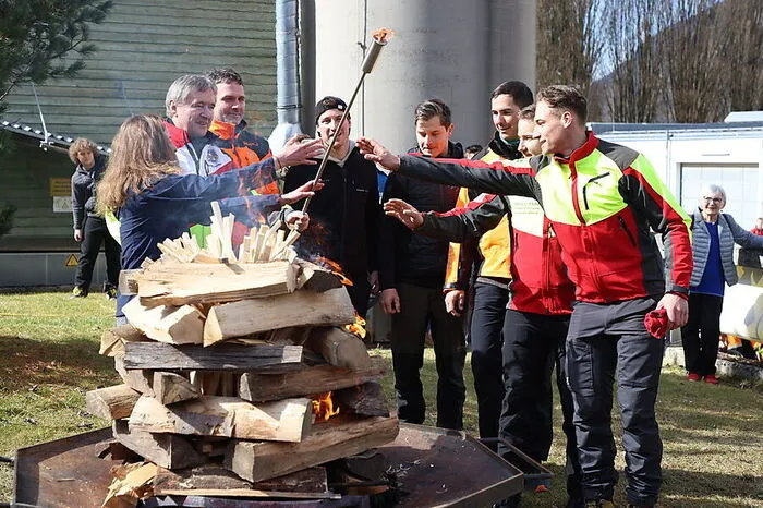 Entzündung des olympischen Feuers