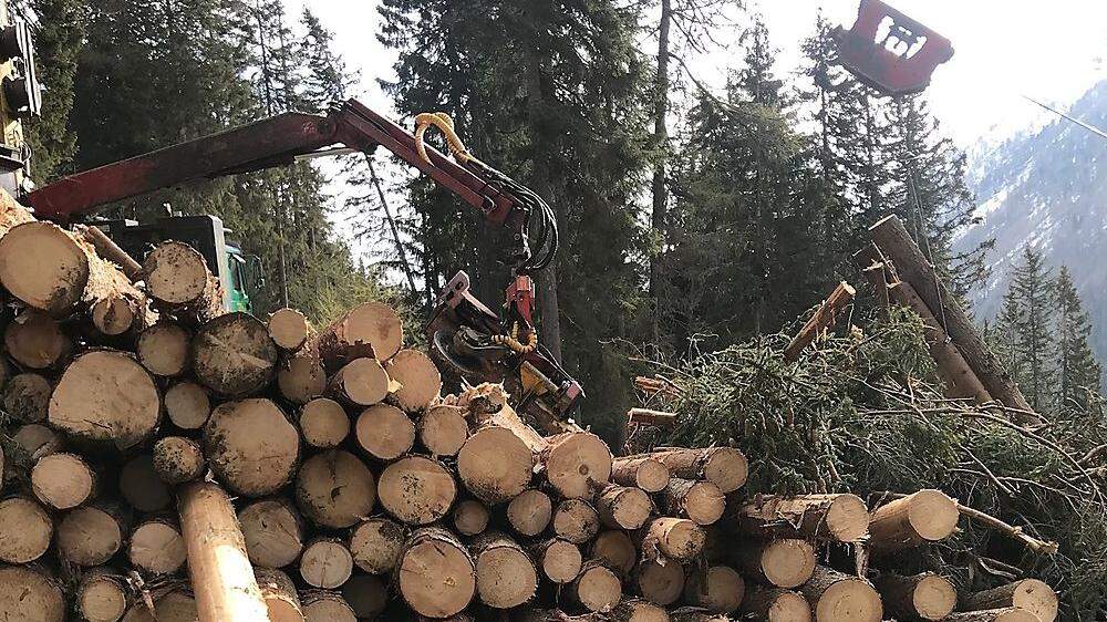 In Großkirchheim wurden bei einem Unfall zwei Forstarbeiter aus Rumänien (29 und 21) getötet