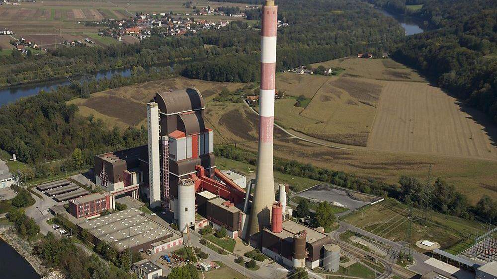 Das stillgelegte Kohlekraftwerk in Mellach