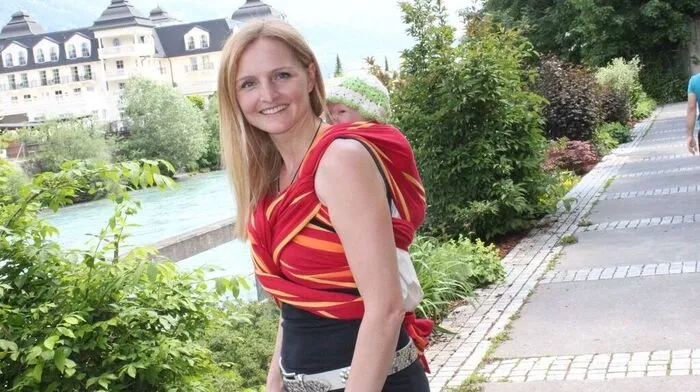 Barbara Bachmann beschäftigt sich seit zehn Jahren mit unterschiedlichen Tragetechniken