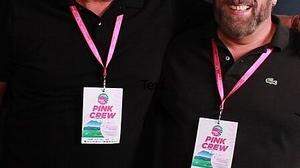 Jeffrey Wahl (links) und Michael Drescher gelten als Erfinder des Pink Lake-Festivals am Wörtherse