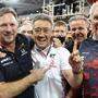 Mit Honda feierten Christian Horner, Helmut Marko und Red Bull zwei Weltmeistertitel durch Max Verstappen