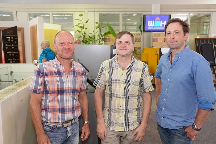 Arno Klausner, Sepp Pfeiffer und Michael Gritzner